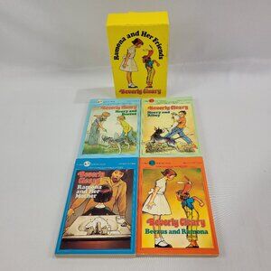 Ramona and her Friends Beverly Cleary 1980s Vintage 4 Softcover Book Set